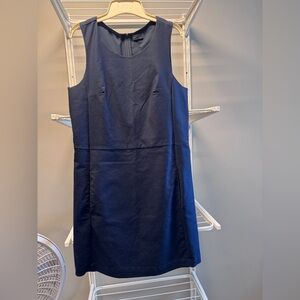 Elegant Navy Sleeveless Dress